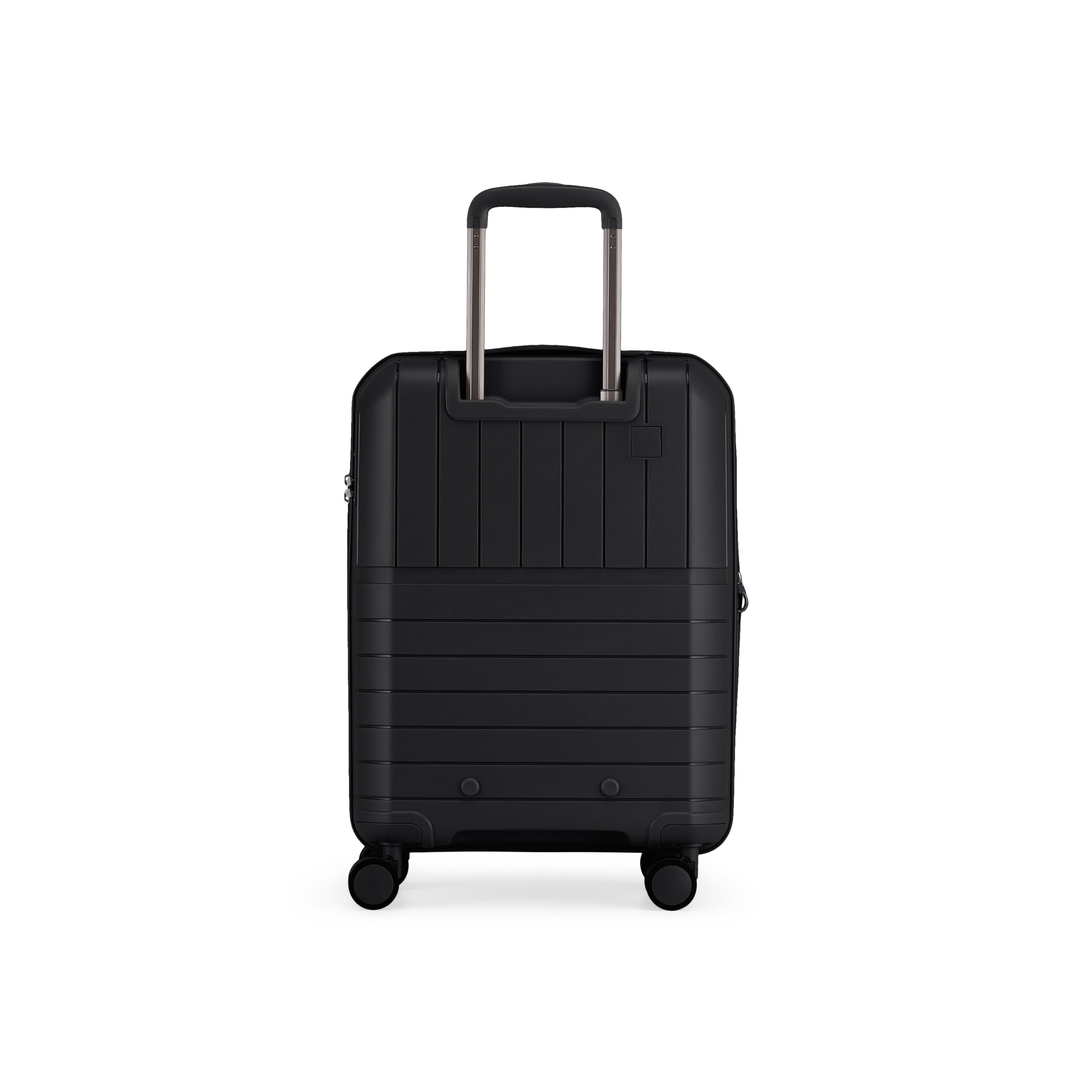 Bridgetown carry-on luggage, durable hard shell suitcase with smooth multi-directional wheels and telescopic handle — view 3