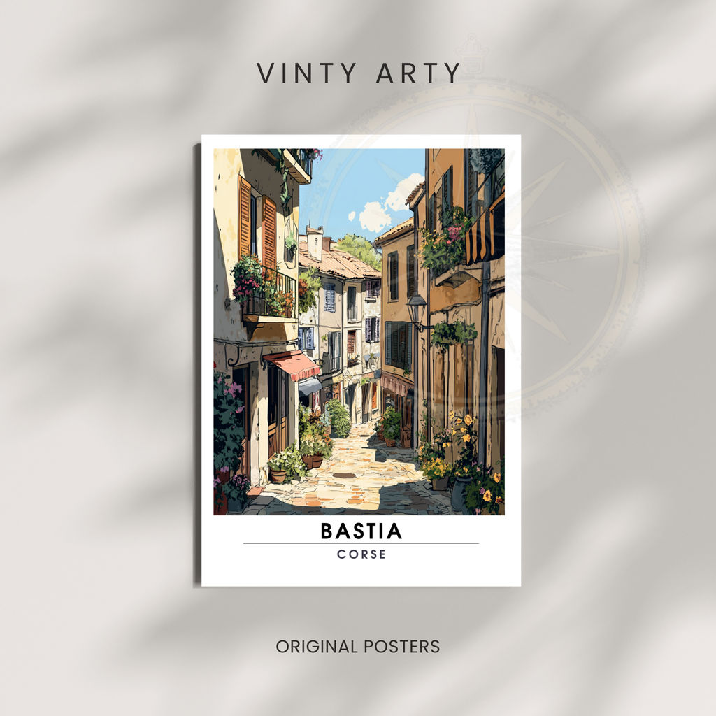 Affiche Bastia | Impression Corse | Affiche Corse-2