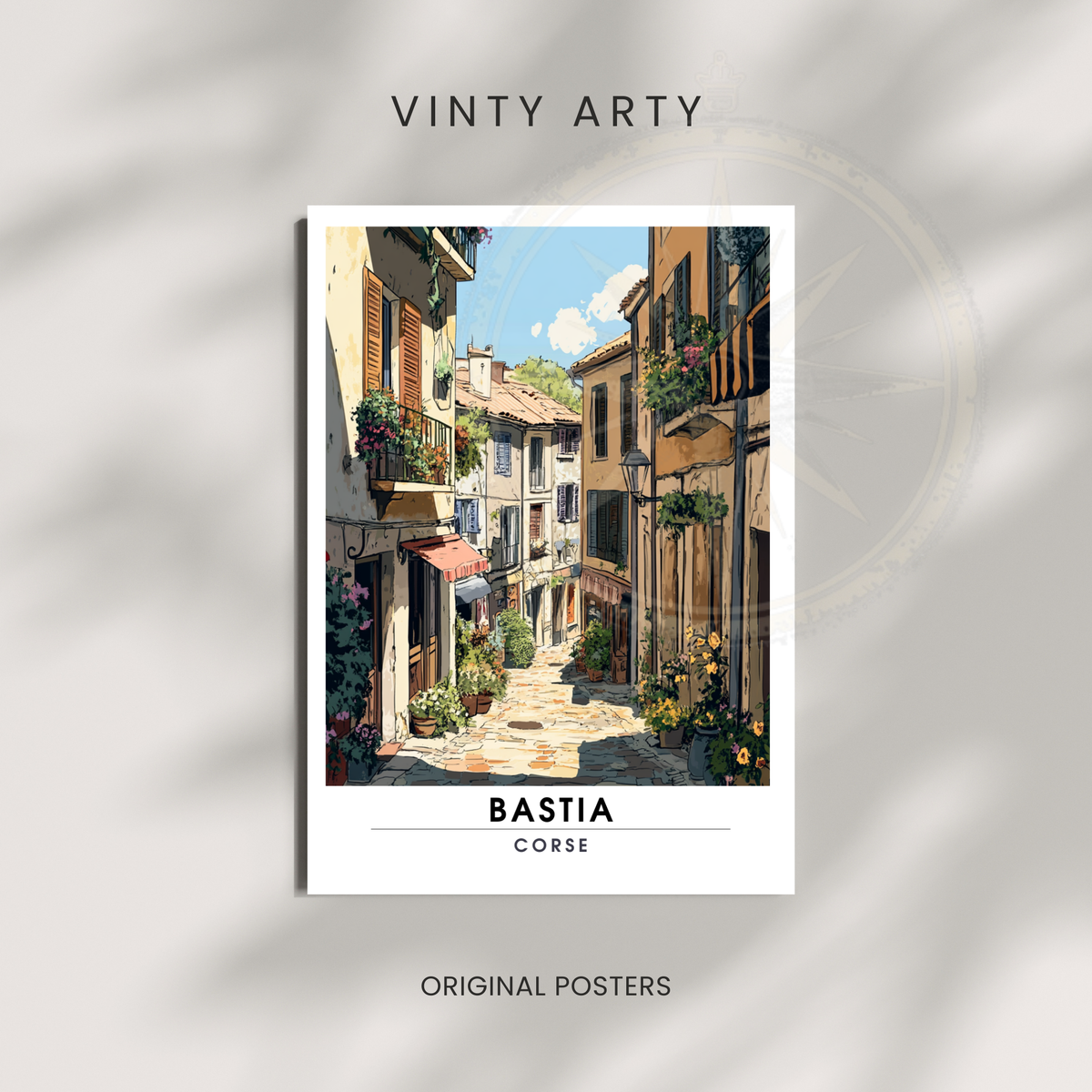 Affiche Bastia | Impression Corse | Affiche Corse-2