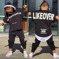 Boys jogger set in 100% cotton featuring a short sleeve t-shirt and matching elastic cuff pants