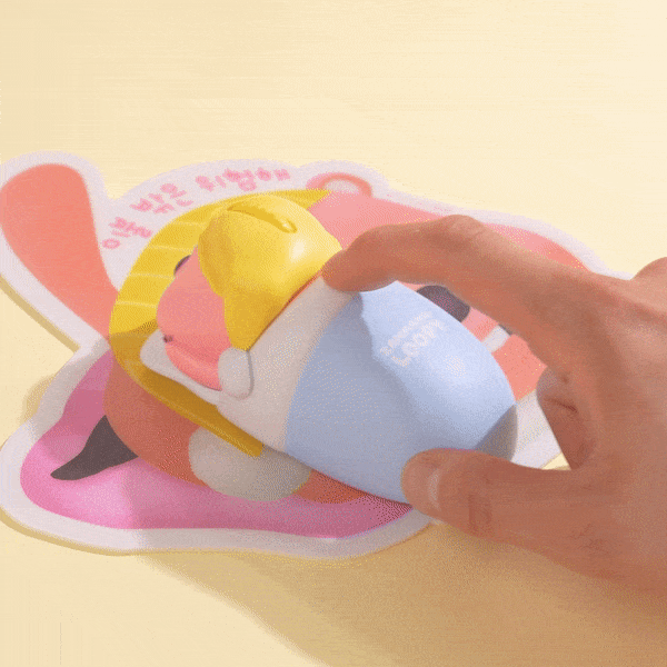 Zanmang Loopy character wireless mouse with ergonomic design for personal computers and portable tablets