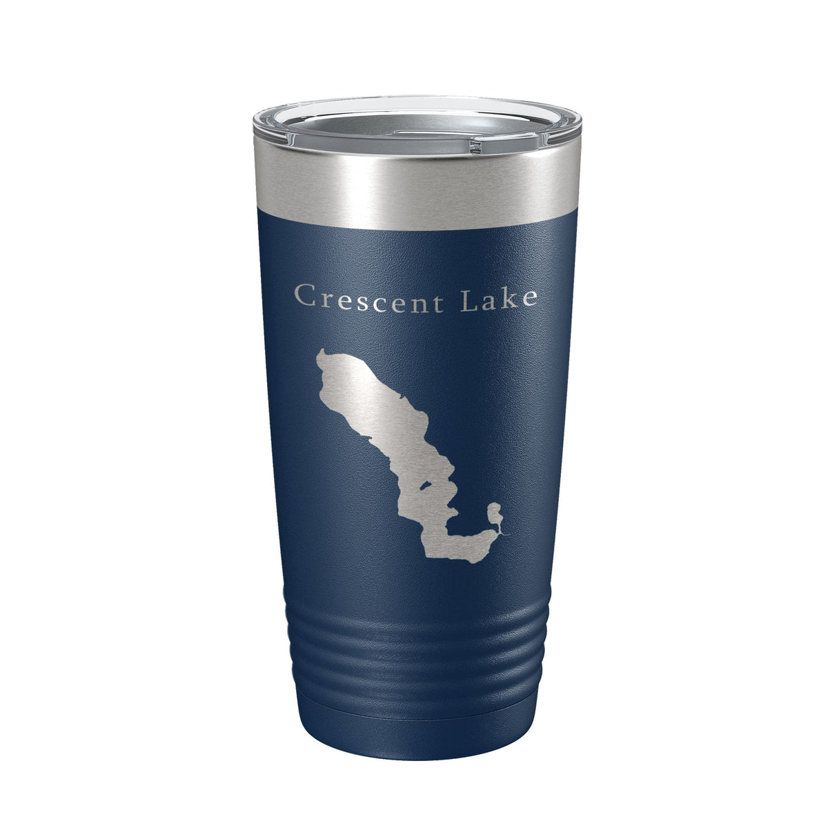 Crescent Lake Map Tumbler Travel Mug Insulated Laser Engraved Coffee Cup Florida 20 oz-8