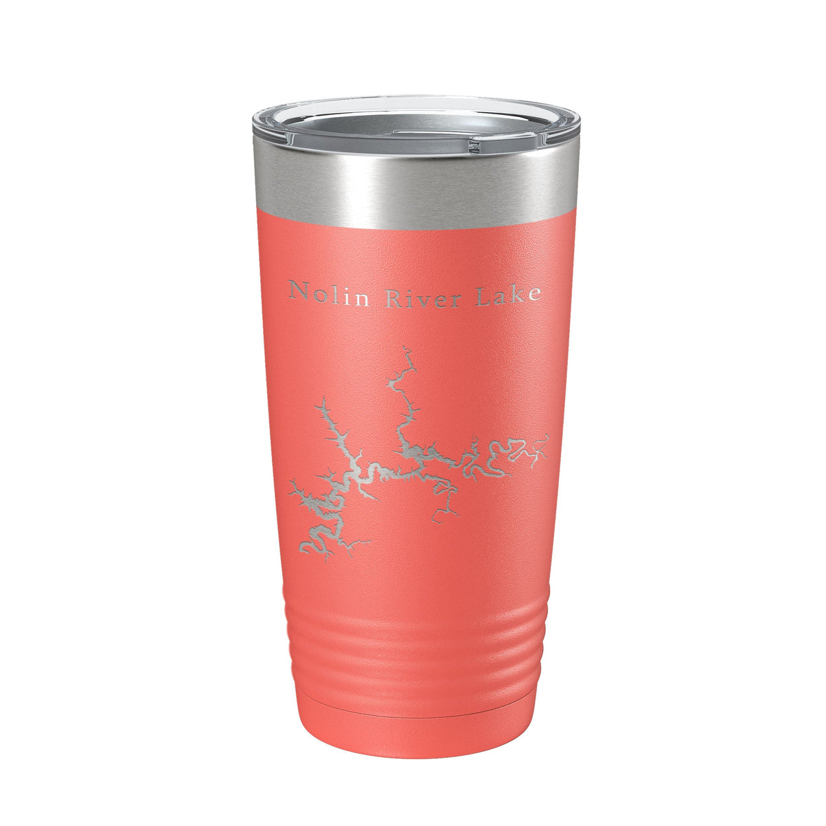 Nolin River Lake Map Tumbler Travel Mug Insulated Laser Engraved Coffee Cup Kentucky 20 oz-20