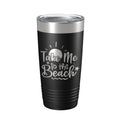 Take Me To The Beach Tumbler Travel Mug Insulated Laser Engraved Coffee Cup 20 oz-5