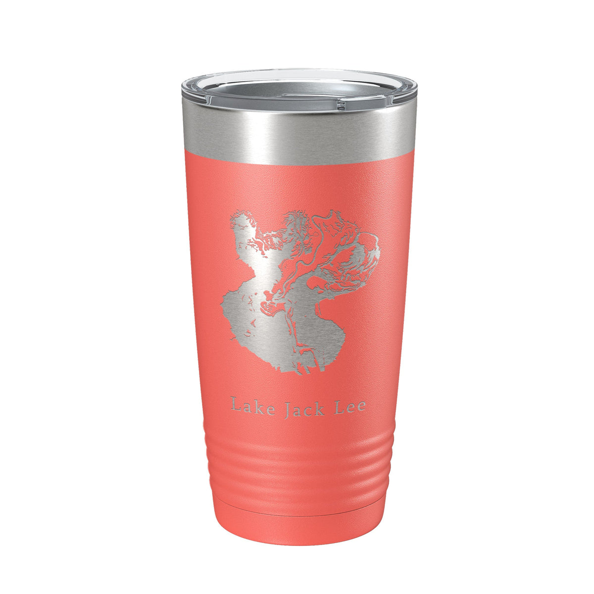 Lake Jack Lee Map Tumbler Travel Mug Insulated Laser Engraved Coffee Cup Felsenthal Arkansas Louisiana 20 oz-20