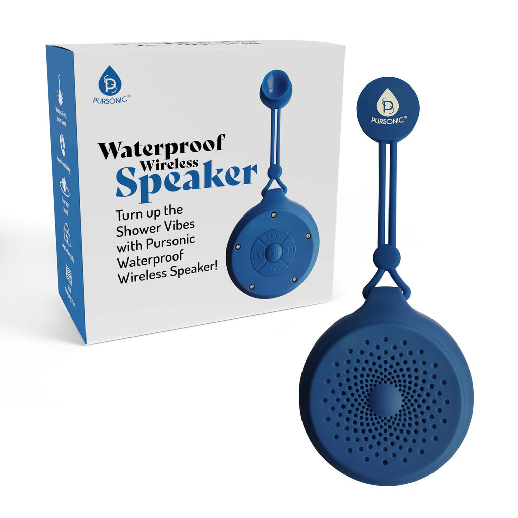 Total Audio Freedom Collection featuring wireless earbuds, a 360-degree speaker, and a waterproof suction speaker — view 5