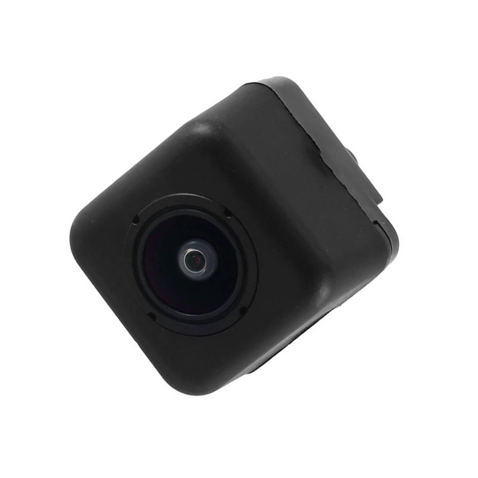 Black plug-and-play rear view backup camera replacement for Subaru Legacy and Outback vehicles. — view 5