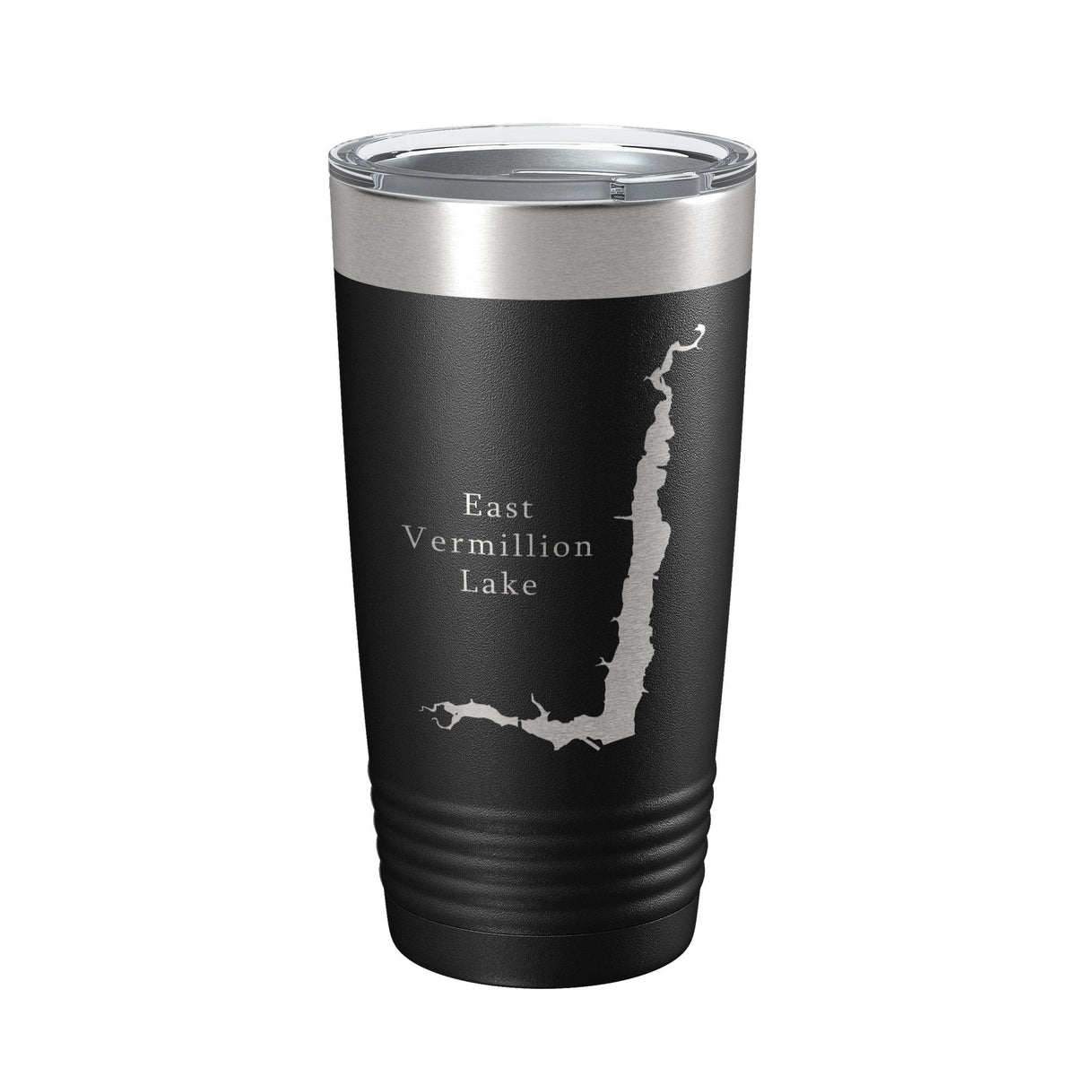 East Vermillion Lake Map Tumbler Travel Mug Insulated Laser Engraved Coffee Cup South Dakota 20 oz-0