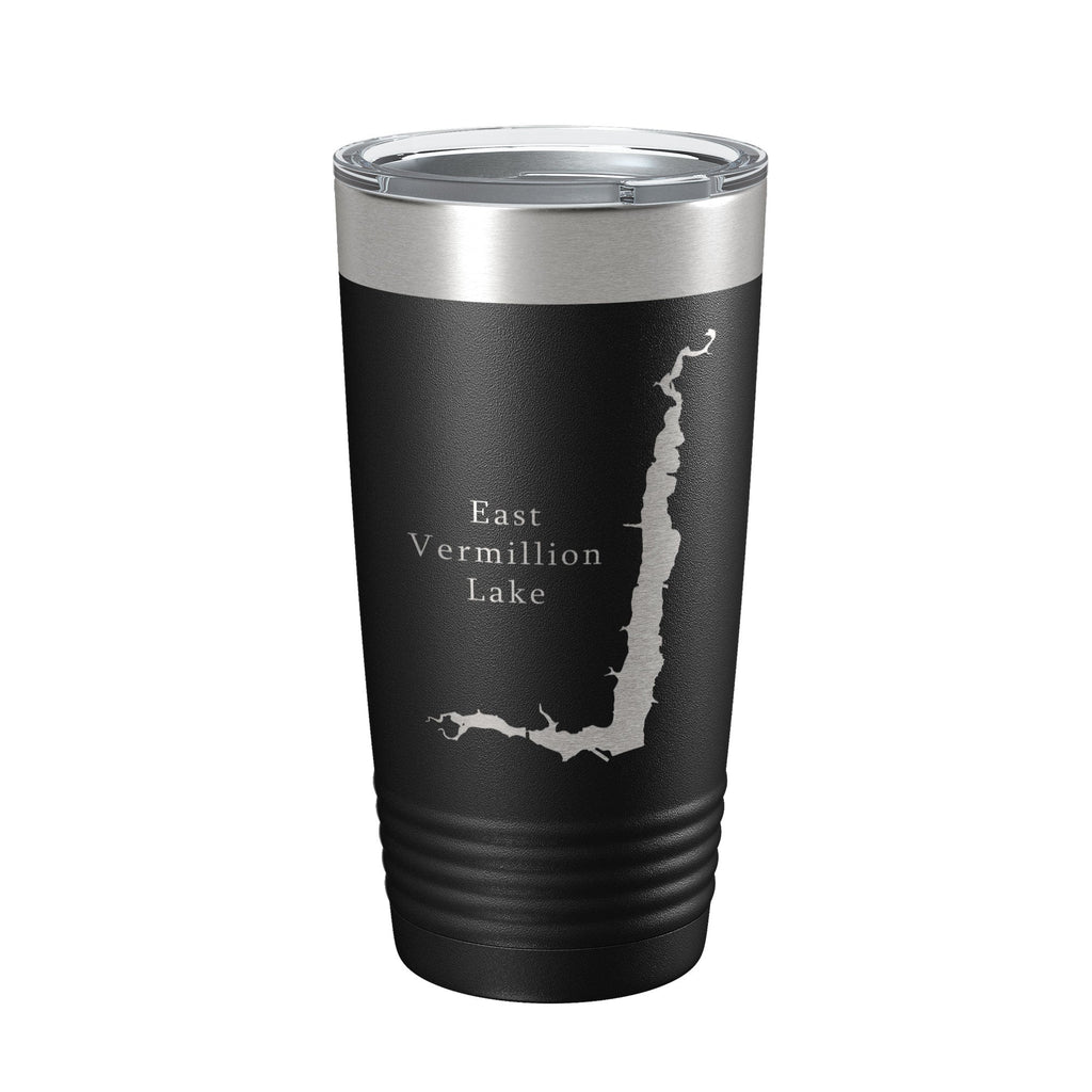 East Vermillion Lake Map Tumbler Travel Mug Insulated Laser Engraved Coffee Cup South Dakota 20 oz-5