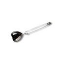 Heart shaped stainless steel tea infuser and strainer for loose leaf herbal tea blends