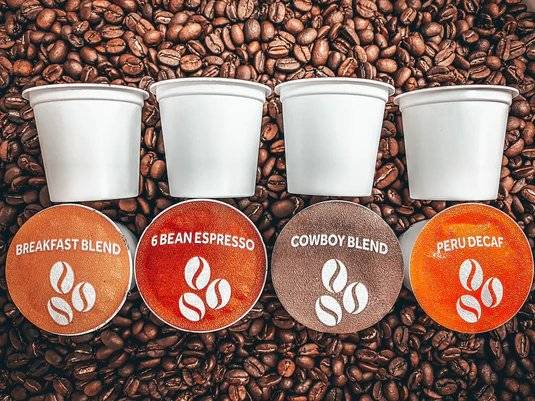 60 pack of single serve coffee capsules for brewing premium original roast coffee at home — view 2