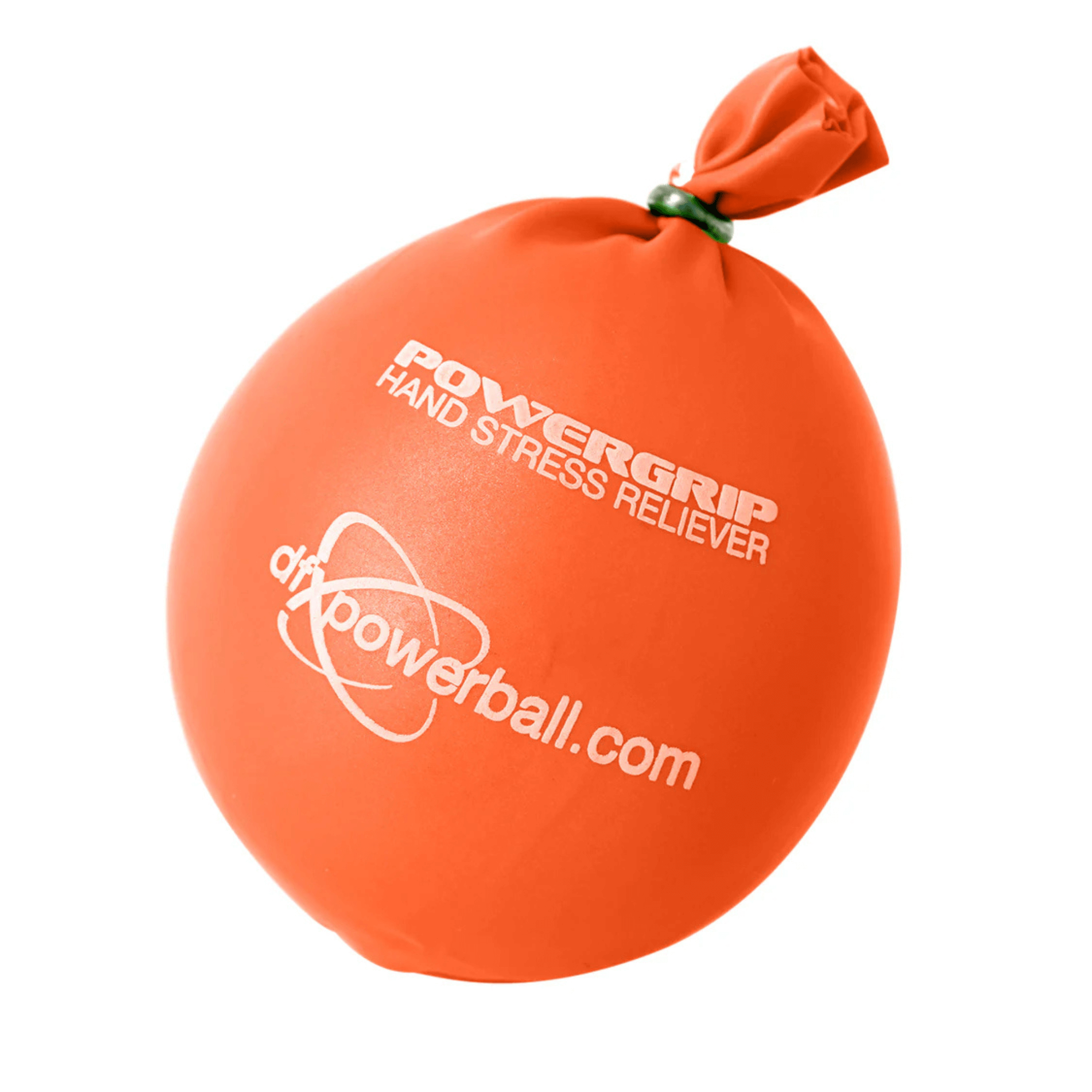 Round DFX power grip stress ball for hand massage, fidget control, and hand strength therapy — view 3