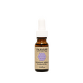 Tridoshic face serum in an earth-friendly amber glass bottle with a dropper cap
