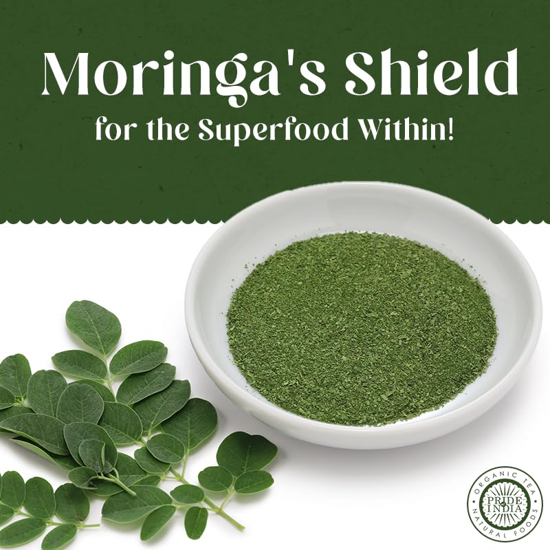 Premium Grade Pure & Raw Sun-dried Moringa Leaf Ground, (3.53oz - 100gm)-2