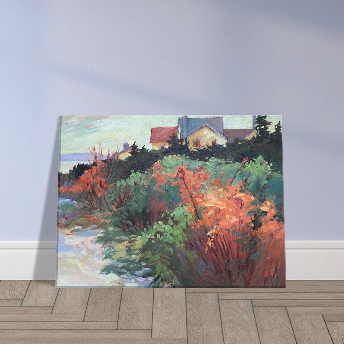 'Crest View' Still Life I 12x16 Canvas Coastal Art Print I Original Artwork by American Artist Barbara Cleary-2
