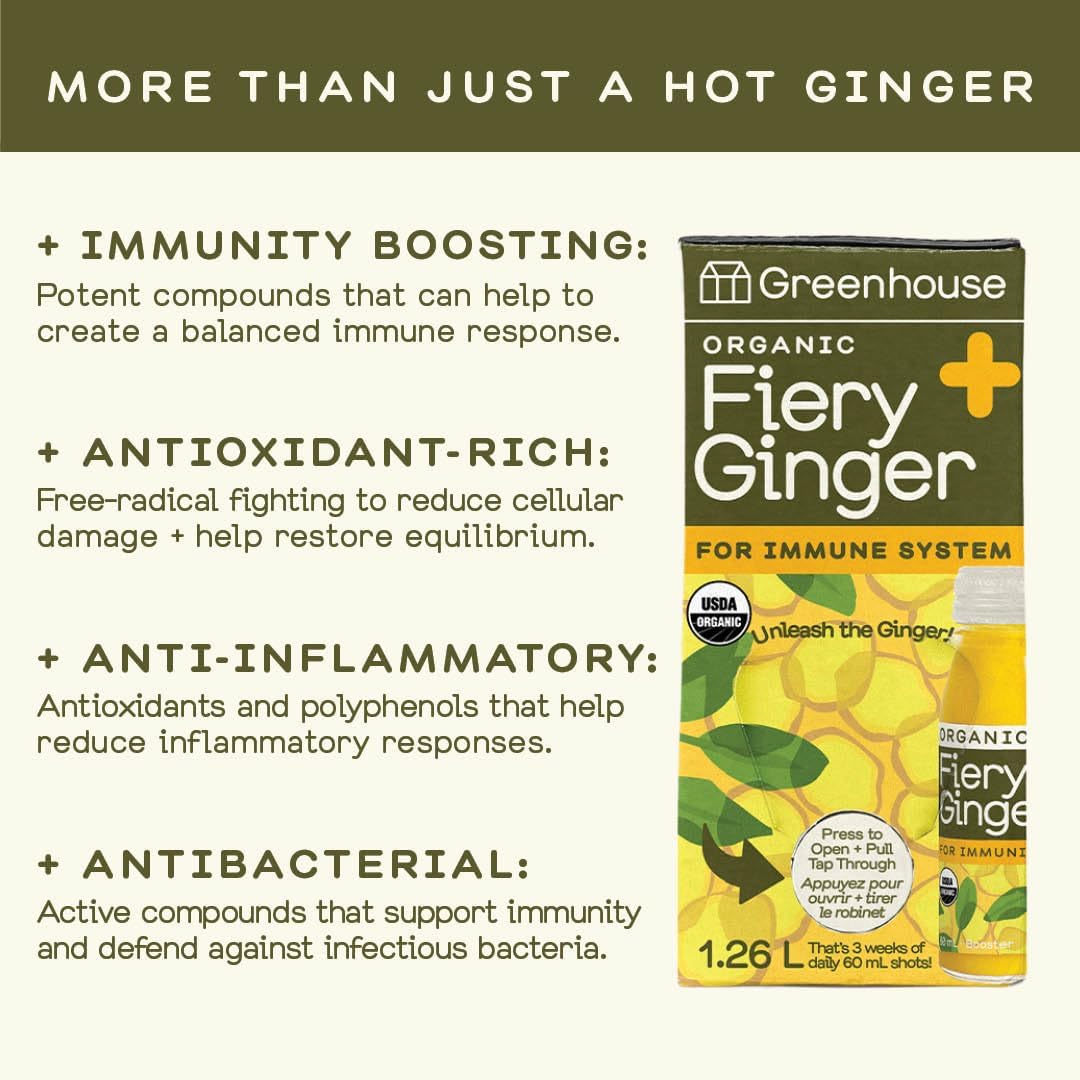 1.26 liter fiery ginger wellness shot in an eco friendly recyclable air tight liquid pouch container — view 5