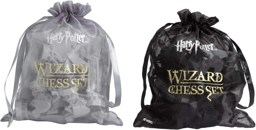 Harry Potter wizard chess set featuring detailed plastic pieces and a large square playing board — view 4
