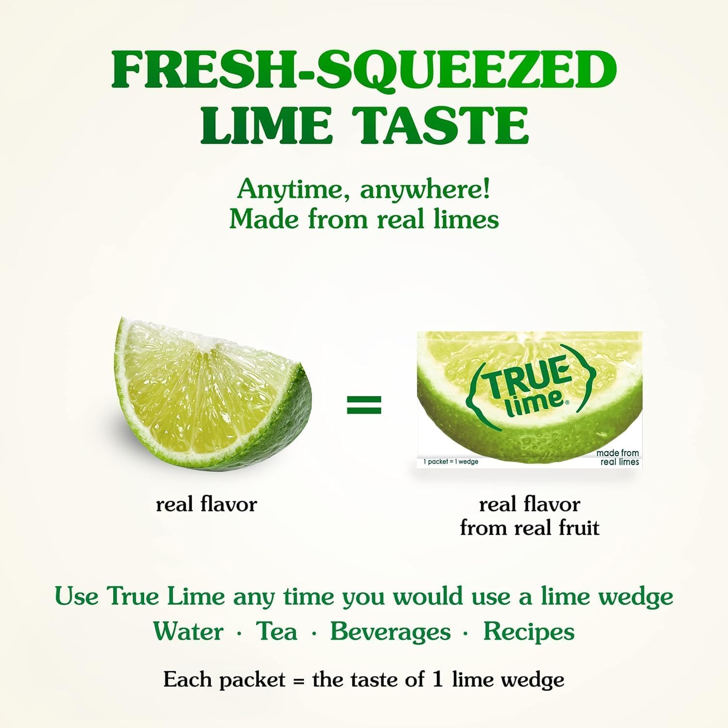 True Lime water enhancer packets in two green 100-count boxes for natural citrus beverage flavoring — view 4