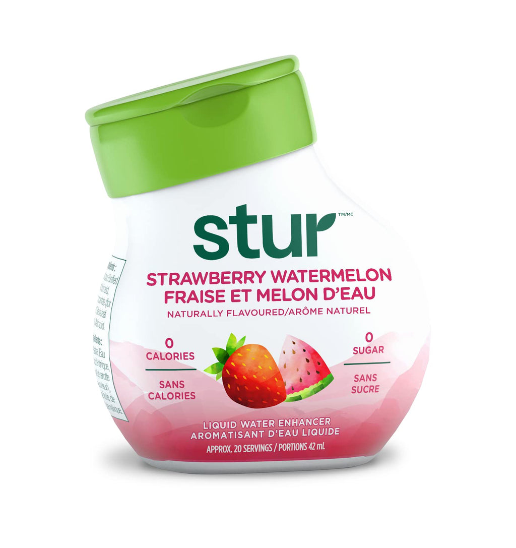Five bottles of Stur natural water enhancer variety pack for healthy hydration — view 3