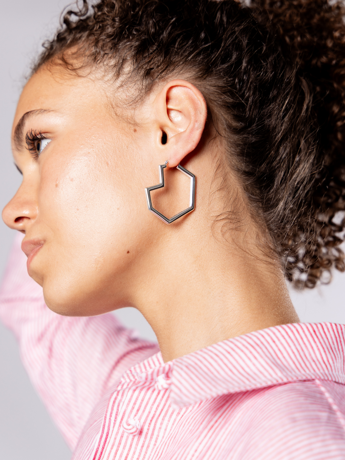 Sterling Silver hoop earrings – Daryl | No More Nobody-1