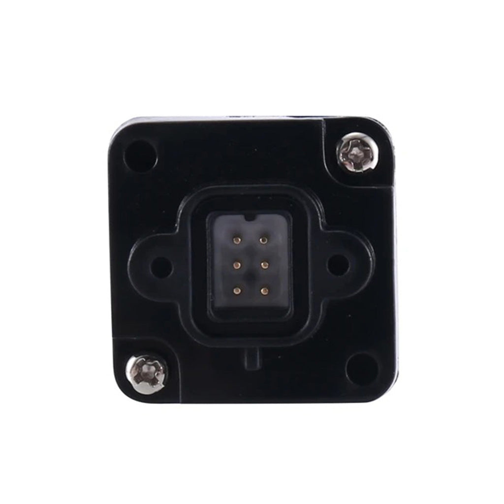Black plug-and-play rear view backup camera replacement for Subaru Legacy and Outback vehicles. — view 3