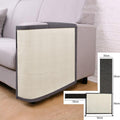 Cotton and linen anti-scratch sofa cover draped elegantly over a modern living room couch