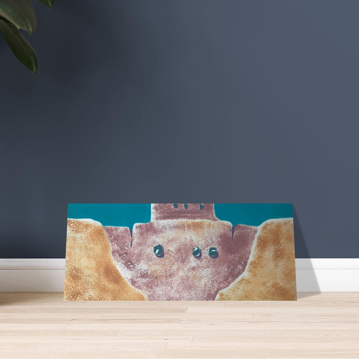 'Pueblo Series 1' Abstract I 10x24 Museum-Quality Matte Paper Poster | Original Artwork by American Artist Barbara Cleary-3