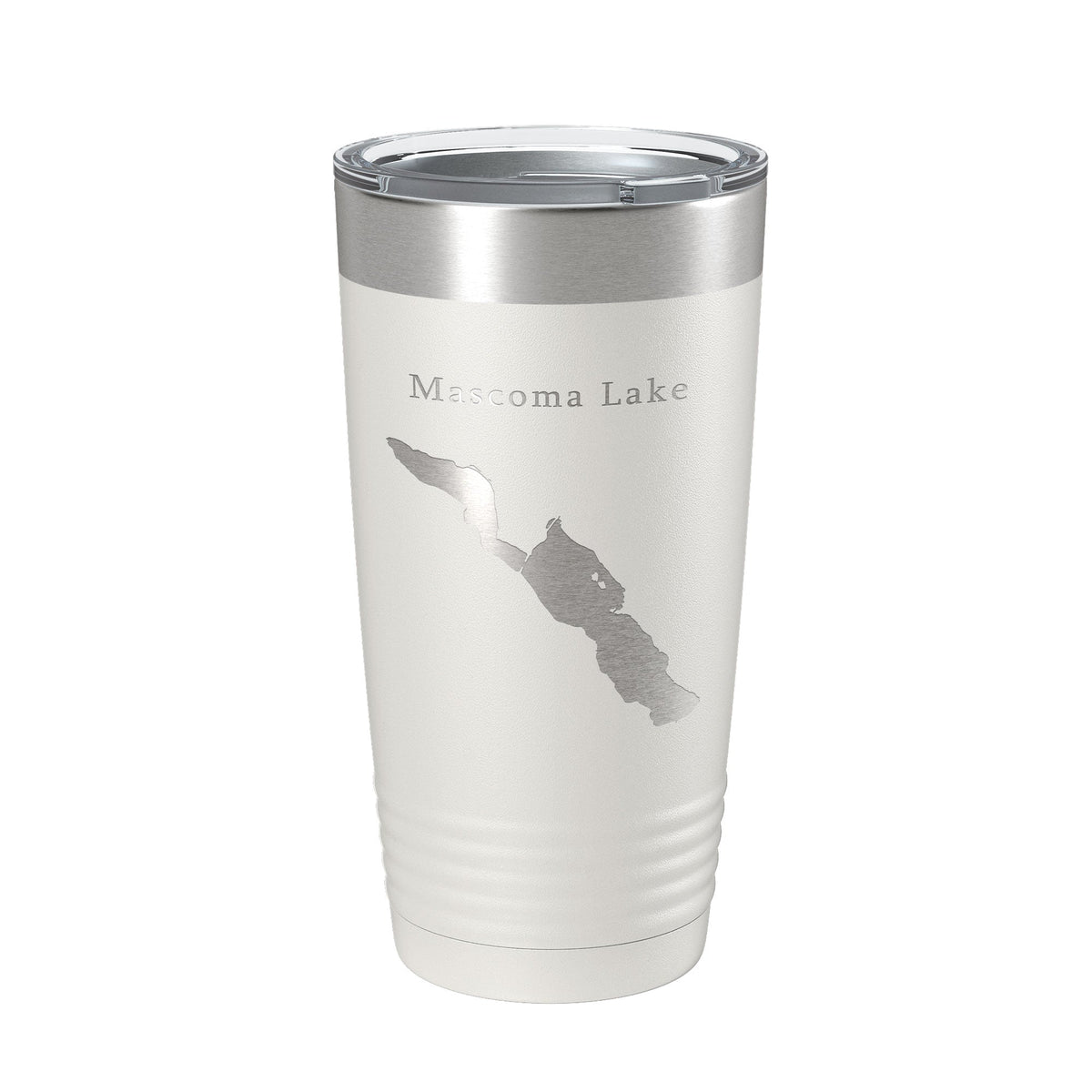 Mascoma Lake Map Tumbler Travel Mug Insulated Laser Engraved Coffee Cup New Hampshire 20 oz-1
