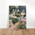'Garden Path' Floral I 24x32 Museum-Quality Matte Paper Poster | Original Artwork by American Artist Barbara Cleary-0