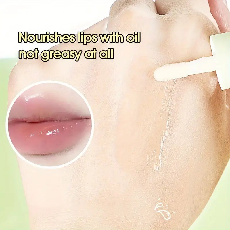 Lip plumper and hydrating lip oil set in clear cosmetic bottles for daily skincare — view 4