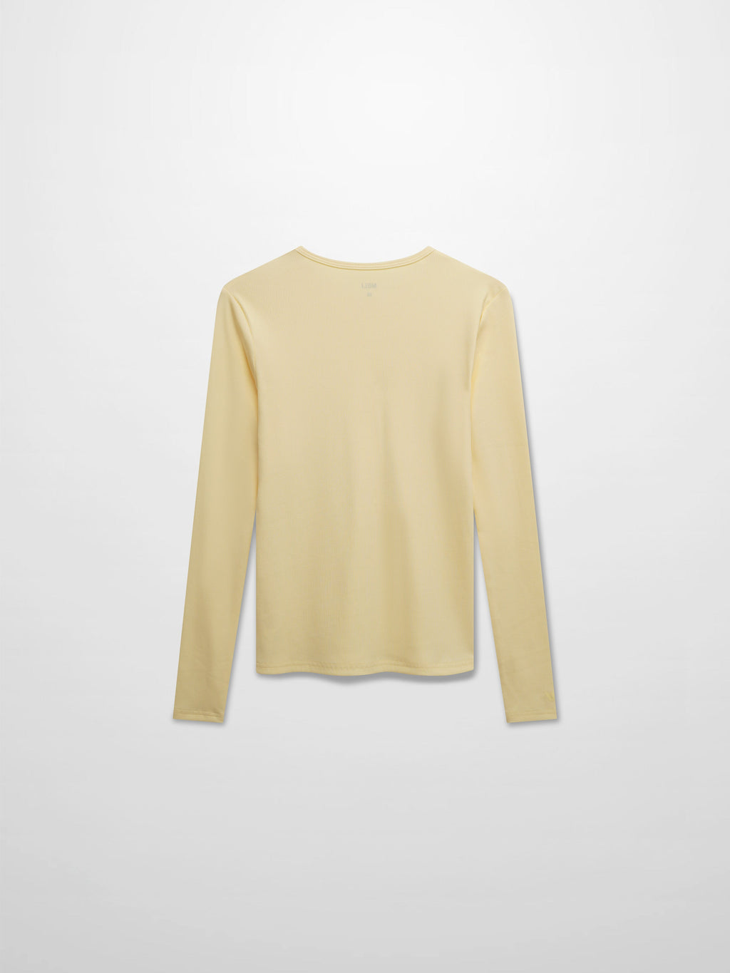 Soft Ribbed High V Tee-Butter Yellow-2