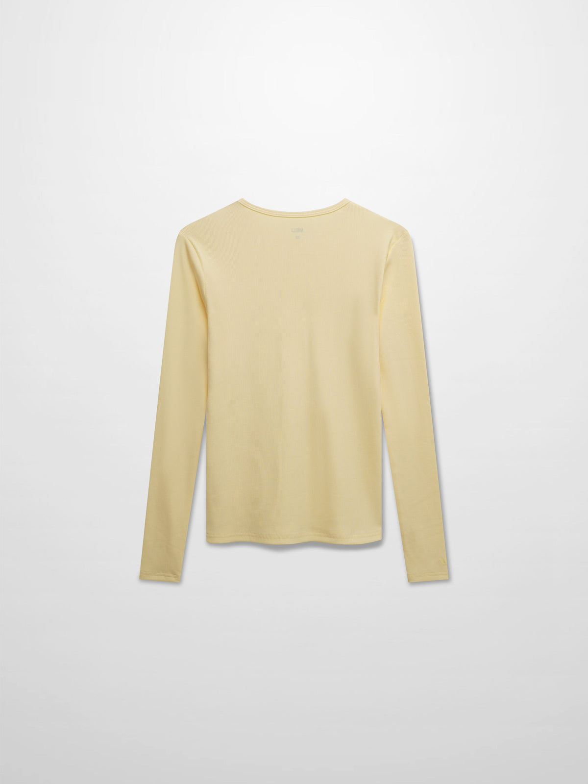 Soft Ribbed High V Tee-Butter Yellow-2
