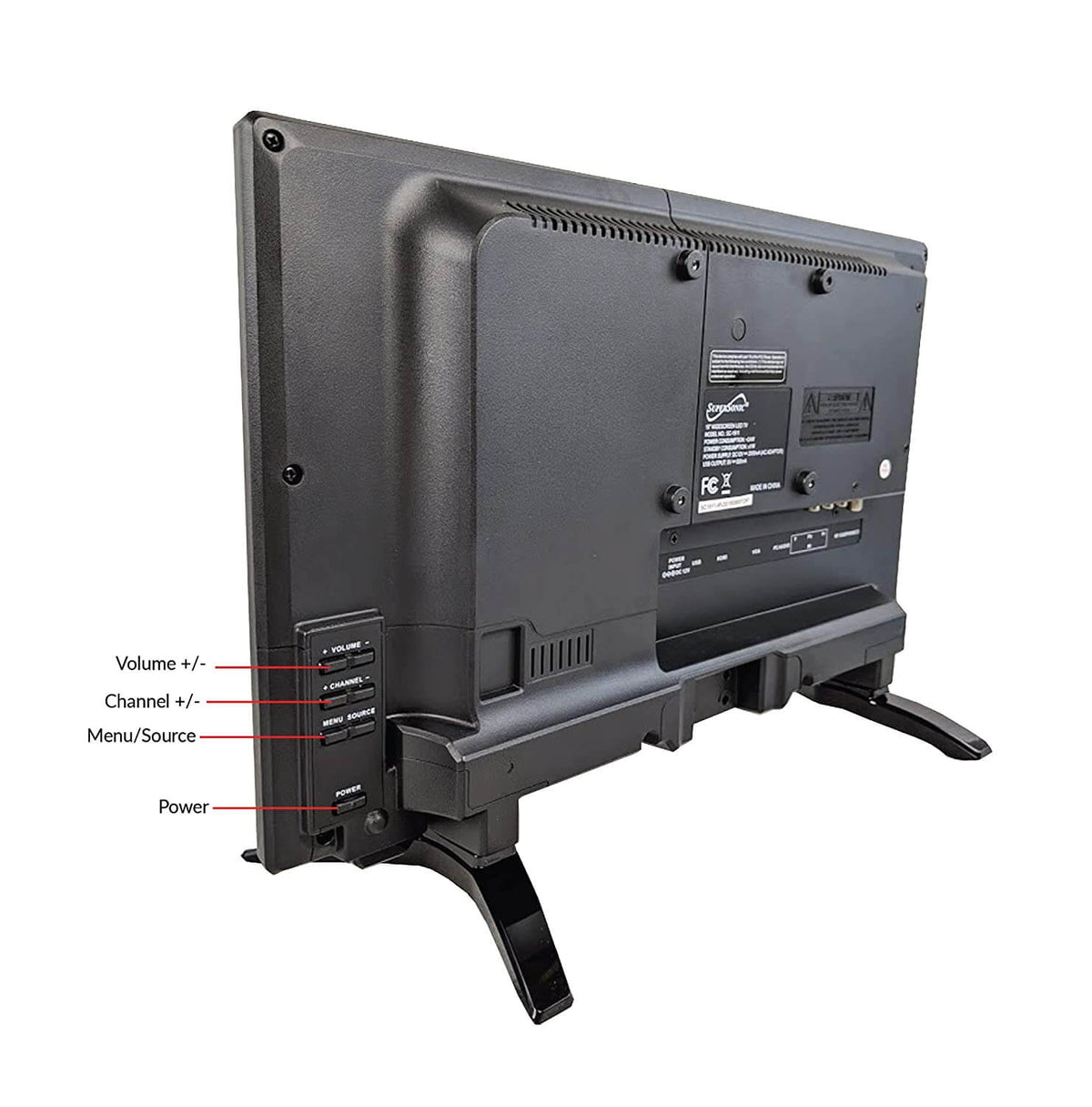 Supersonic 19" 12 Volt AC/DC Widescreen LED HDTV with USB and HDMI (SC-1911)-1