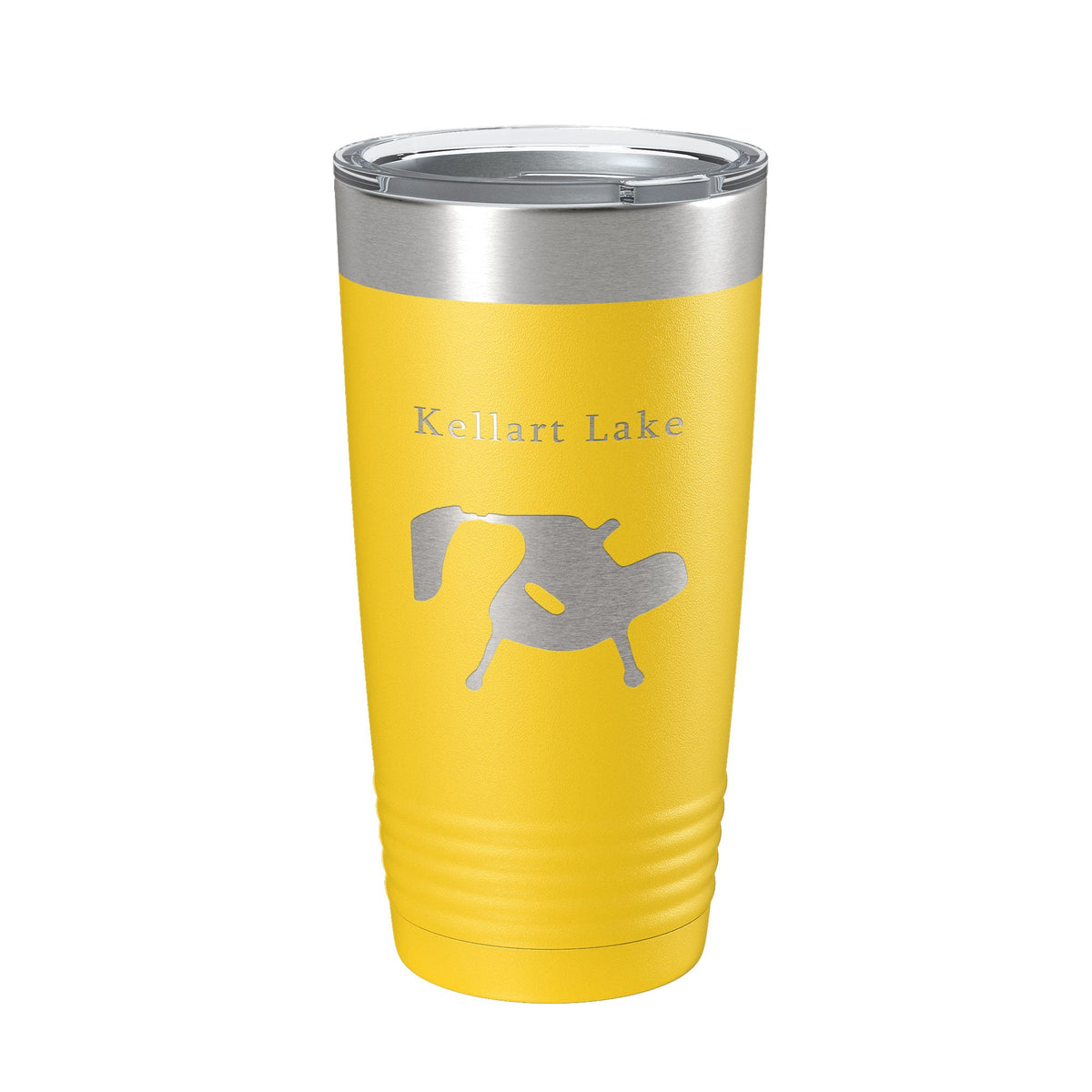 Kellart Lake Map Tumbler Travel Mug Insulated Laser Engraved Coffee Cup Illinois 20 oz-19