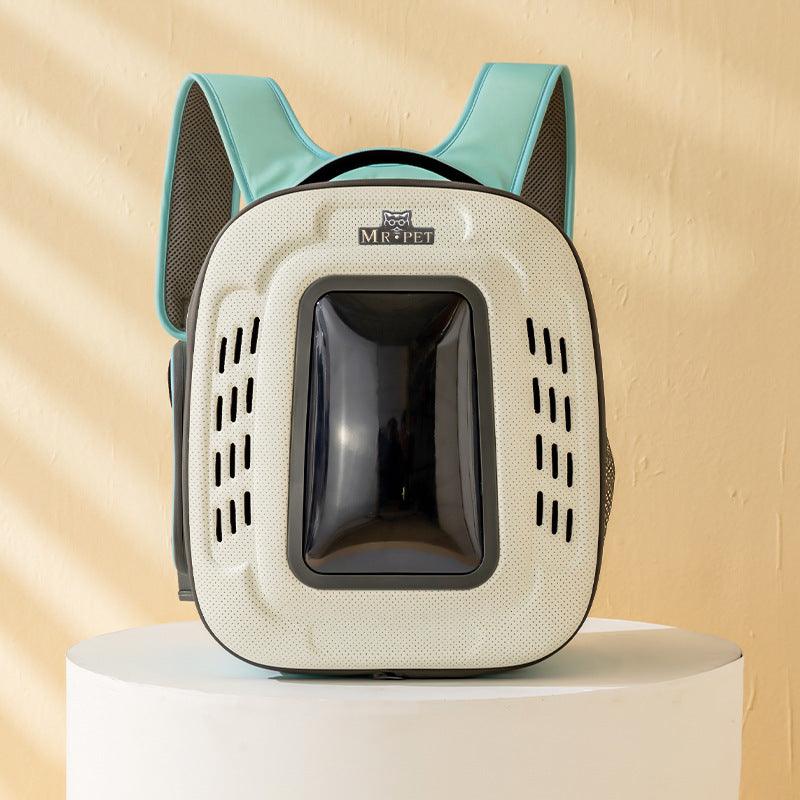 WanderPaws AirVenture pet carrier travel backpack in breathable polyester mesh for dogs and cats — view 3