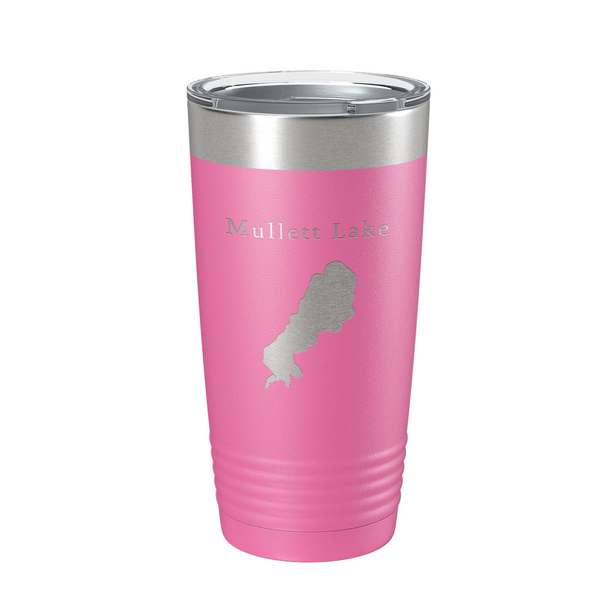 Mullett Lake Map Tumbler Travel Mug Insulated Laser Engraved Coffee Cup Michigan 20 oz-11