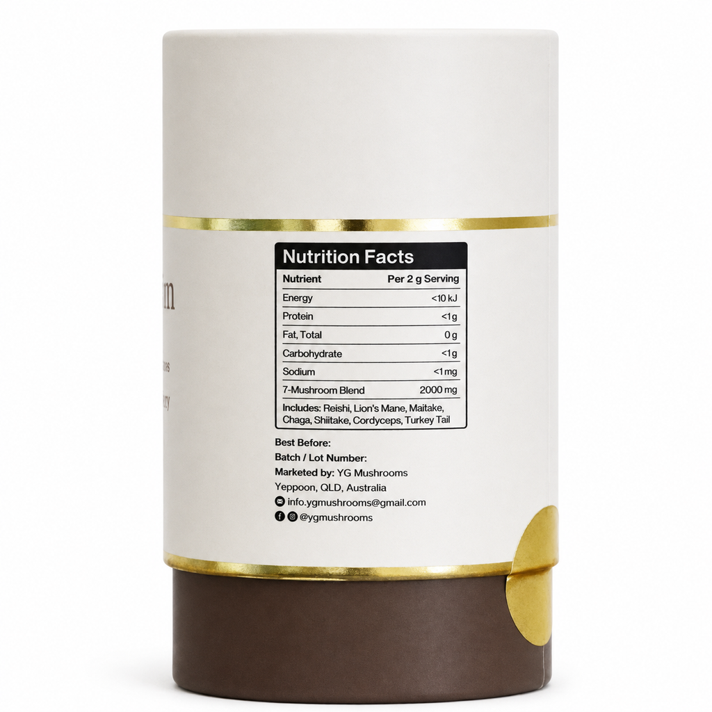 7 Mushroom Blend Powder Australia | YG Mushrooms-3