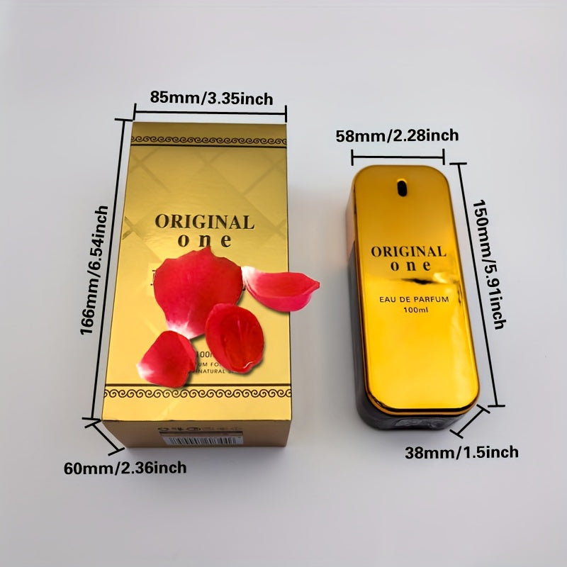 Elegant floral eau de parfum glass bottle for men and women premium liquid fragrance — view 5