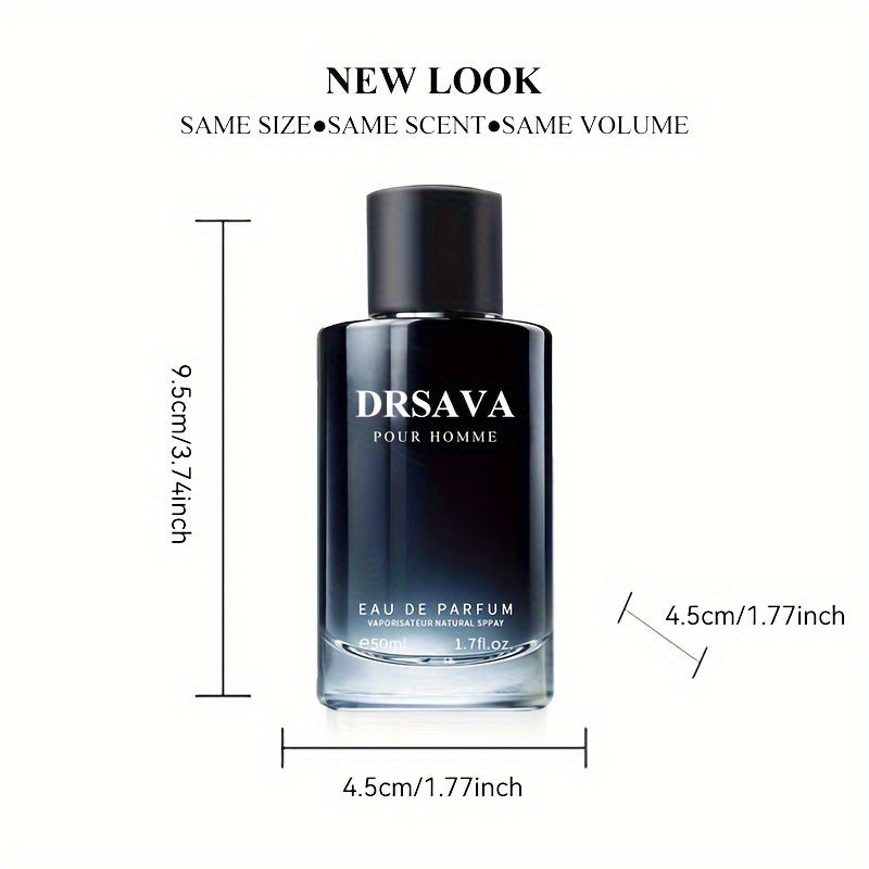 Men's Eau De Parfum 50ml in a sleek black bottle with refreshing fougere and lavender scent. — view 5