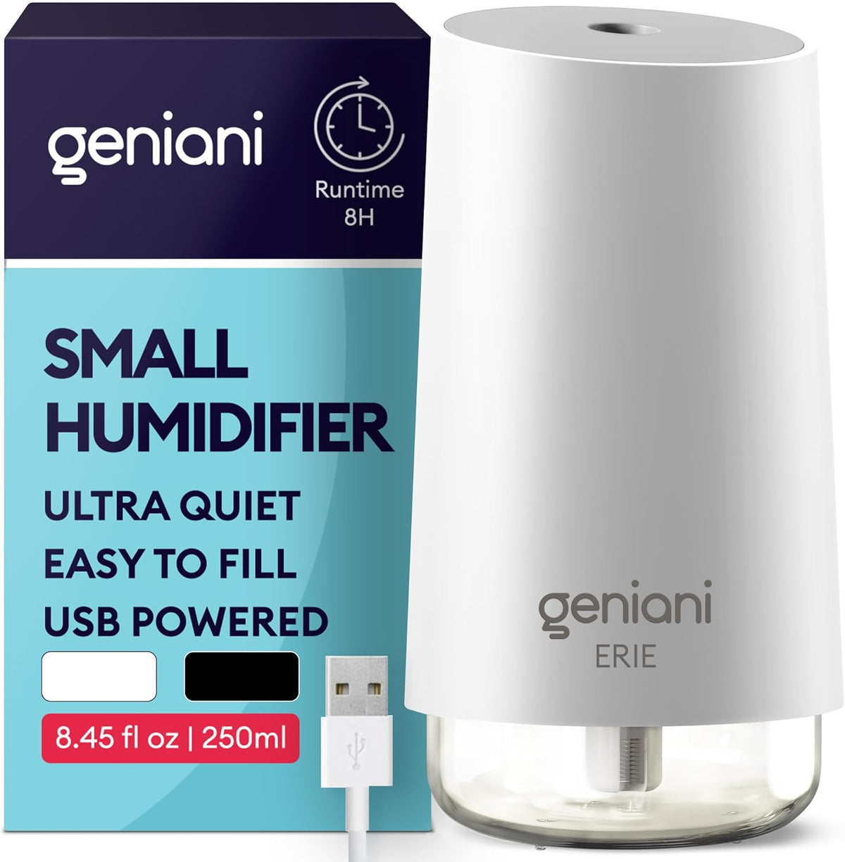 Humidifier Erie 250ML, White-0