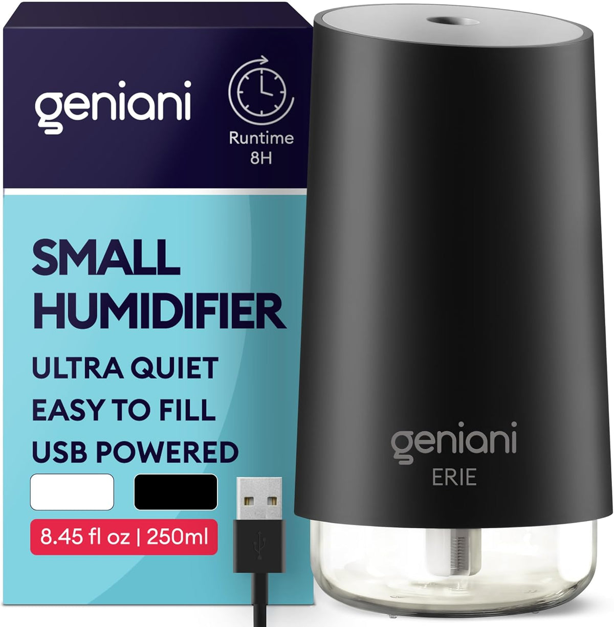 Humidifier Erie 250ML, Black-0
