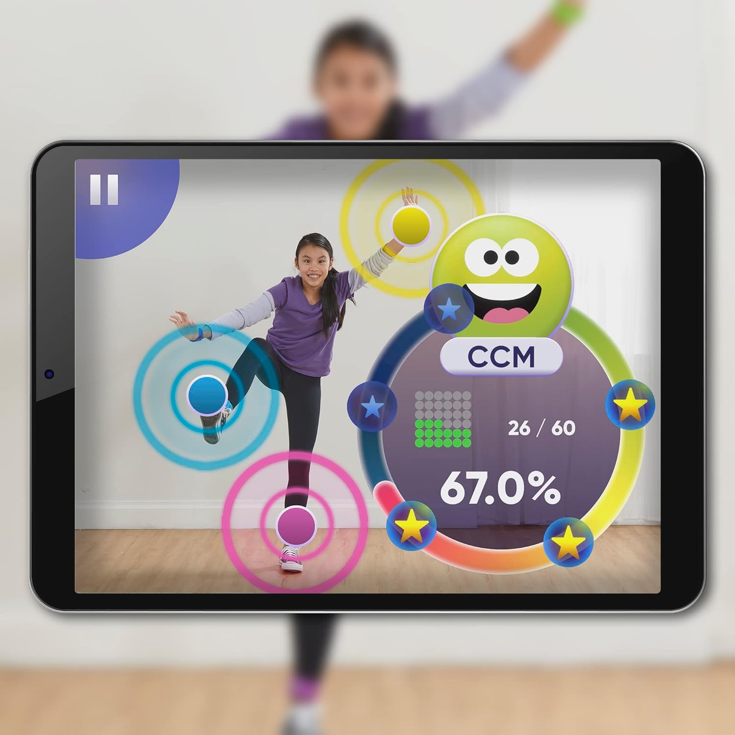 Twister Air party game with colourful wrist and ankle bands for augmented reality app play — view 5