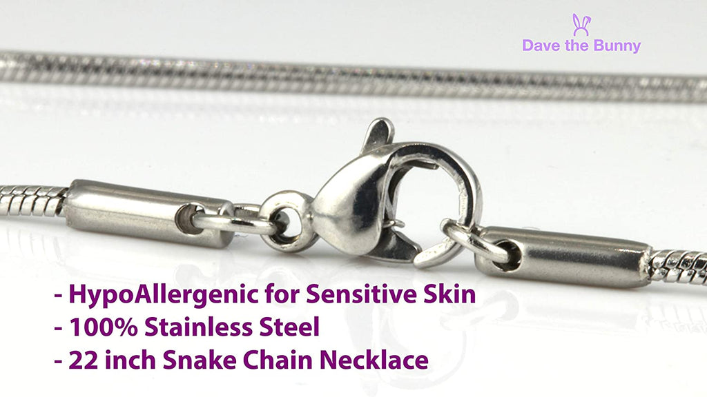 Silver plated drum set charm pendant on a 22 inch stainless steel snake chain necklace — view 2