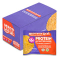12-pack of peanut butter sea salt protein cookies with clean plant-based ingredients