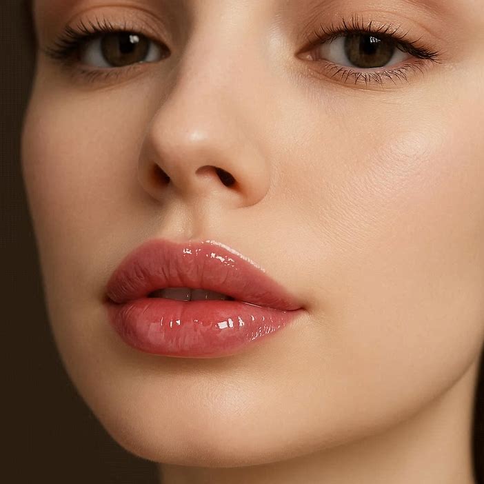 Tropical coral pink lip gloss tube with doe foot applicator and luminous sheer shimmer. — view 6