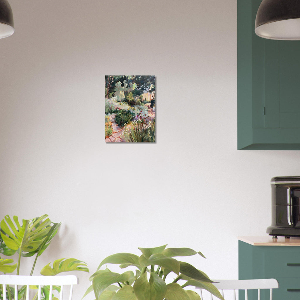 'Garden Path' Floral I 12x16 Museum-Quality Matte Paper Poster | Original Artwork by American Artist Barbara Cleary-3