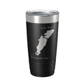 Lakes Mary & Elizabeth Map Tumbler Travel Mug Insulated Laser Engraved Coffee Cup Illinois Wisconsin 20 oz-5
