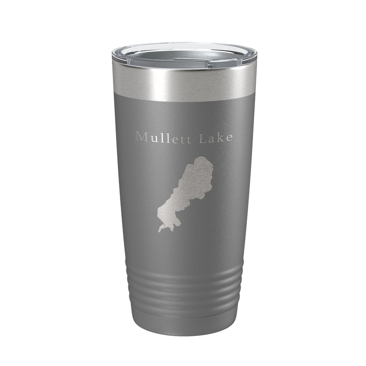 Mullett Lake Map Tumbler Travel Mug Insulated Laser Engraved Coffee Cup Michigan 20 oz-16