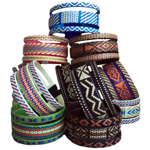 Three Piece Cana Flecha Bracelet - Earth Tone-0
