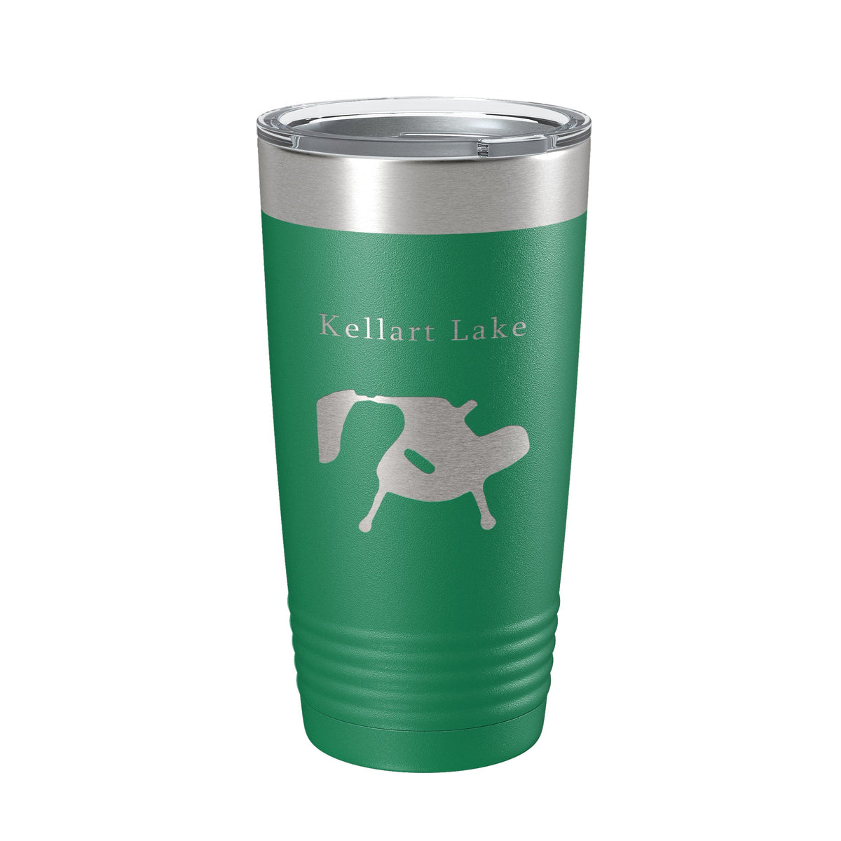 Kellart Lake Map Tumbler Travel Mug Insulated Laser Engraved Coffee Cup Illinois 20 oz-9